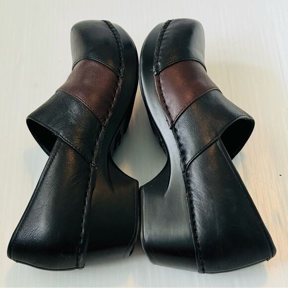 Dansko women’s tenley clogs slip on shoes black and brown size 38/ 7.5-8 - Picture 5 of 10